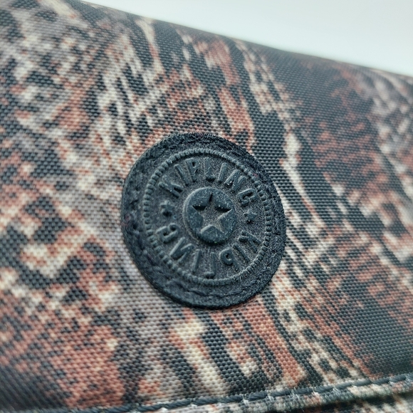 Kipling Long Wallet Animal Print Checkbook holder (Bag C) - Picture 2 of 5